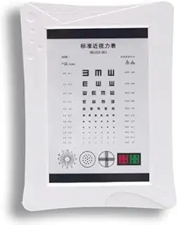 LED Eye Chart Light Box, Vision Test Chart Eye Exams Charts, Vision Test Board, 