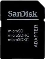 SanDisk microSD to SD Memory Card Adapter (MICROSD-Adapter)