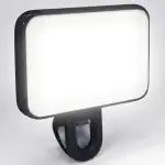 Streaming Licht LED Selfie Licht mit Clip Webcam mit 3 Farbtemperaturen Dimmbares Ringlicht Webcam 54 LEDs Tragbar für Mobiltelefone, Tablets und Computer