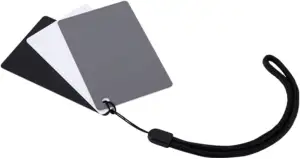 3-in-1 Graukarten für Digitale Spiegelreflexkameras und Film-Belichtung, Messkar