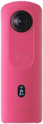 Ricoh Imaging RICOH Theta SC2 PINK, 360°-Kamera mit Bildstabilisierung, hohe Bildqualität, High-Speed Datentransfer, Nachtaufnahmen mit geringen Bildrauschen, klein & leicht, für IOS und Android
