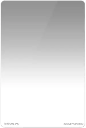 SIRUI SGND8 (0.9) Rechteck-Grauverlaufsfilter Soft 100x150mm, 3 Stops, aus deuts