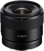 Sony SEL11F18 – 11 mm F1.8 APS-C Weitwinkel-Festbrennweiten-Objektiv (E-Mount, kompakt & lichtstark, ideal für Vlogging, Landschaft & Architektur, kompatibel mit A7-Serie, ZV-E10 & A6000-Serie)