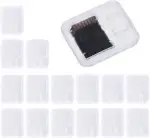 15 Stück Sd Karten Aufbewahrung, Sd Karten Case Speicherkarten Aufbewahrung Transparente Kunststo...