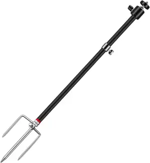 Wildkamera Halterung Stativ Bodenhalterung, 3-in-1-Edelstahl, 360° verstellbar u