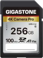 GIGASTONE 256GB SDXC Speicherkarte, 4K Kamera Pro, bis zu 100 MB/S, Digitalkameras Canon Sony Nik...