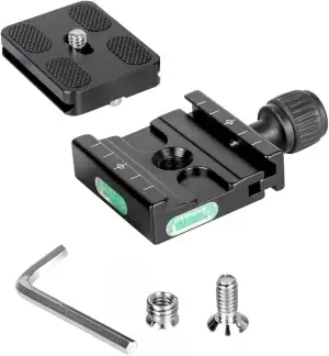 Koolehaoda 50mm Schnellwechselplatten Klemme Kompatibel mit Arca Swiss, Universa