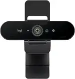 Logitech Brio 4K Webcam, Videogespräche, Mikrofon mit Geräuschunterdrückung, automatische HD-Beli...