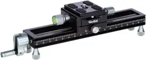 Rollei Makroschlitten, Stabiler Video Makro-Einstellschlitten für DSLR und Syste