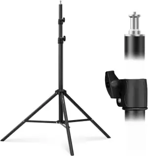 K&F CONCEPT Fotografie Lichtstativ, 280CM Metal Light Stand für Studio-Fotograph