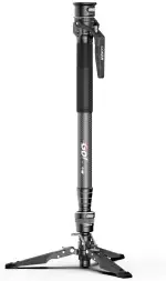 COMAN One-Click Lift Carbon Fiber Monopod 165cm Einbeinstativ Kamera mit Schnellverschlussfüßen, Geeignet für Kameras, DSLRs und Camcorder,Einer Maximalen Tragfähigkeit 20 kg (M1Pro)