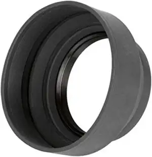 ayex 3 Stufen Gegenlichtblende 67mm Filtergewinde & faltbares Gummi Streulichtbl