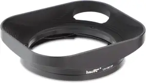 Haoge Quadratische Gegenlichtblende aus Metall für Voigtlander 35 mm F2 35 mm F1