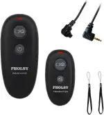 PHOLSY Kabellose Kamera Fernauslöser Auslöser Fernbedienung für Canon R100 R8 R6ii R7 R10 90D 250D 850D 6Dii 7Dii G1Xiii; für Olympus OM-1 EM1X EM1ii EM5iii; für Fuji GFX50Sii GFX100 XT3 XT4 XT5 XT30