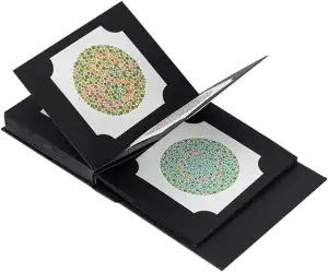 Farbblindheitstest, Ishihara Buch 2024 Neues 38-teiliges Optometrie-Testbuch Far