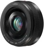 Panasonic H-H020A LUMIX G Festbrennweiten 20mm F1.7 II ASPH. Objektiv (Pancake Objektiv, Filtergröße 46 mm, Bildwinkel 57°) schwarz