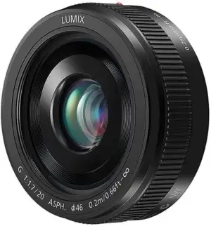 Panasonic H-H020A LUMIX G Festbrennweiten 20mm F1.7 II ASPH. Objektiv (Pancake O