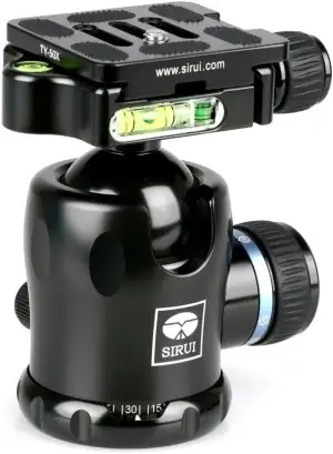 SIRUI AM-02 Profi Kugelkopf mit Friktion, Traglast 25kg, 360 Grad Skala, Arca Sw