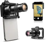 APEXEL 6X HD Teleobjektiv mit Fixfokus und verbessertem Universalclip, 150-mm-Makroobjektiv, Handy-Objektivset, kompatibel mit den meisten Mobiltelefonen