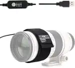 KIWIFOTOS Objektivheizung Abendtauentferner USB-Wärmerstreifen für Nikon Sony Olympus Sigma Fujif...