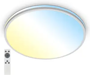 BRILONER - LED Deckenlampe mit Fernbedienung, warmweiß bis kaltweiß, dimmbar, LE