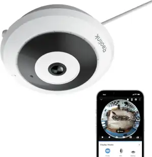 Reolink 6MP WLAN Überwachungskamera Innen, 360° Blick Panorama Fisheye Kamera mi