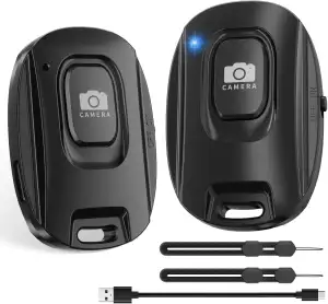 Bluetooth- Kameraselbstauslöser für iPhone und Android-Smartphones – Wiederaufla