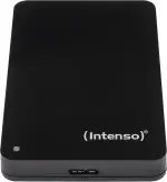 Intenso Memory Case Portable Hard Drive 2TB, tragbare externe Festplatte - 2,5 Zoll, 5400 U/min, 8 MB Cache, USB 3.2 schwarz