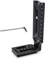 Schalterplatte für Kameras, mit 1/4-Zoll-20- und 3/8-Zoll-16-Gewinde, anwendbar für Schienenblöck...