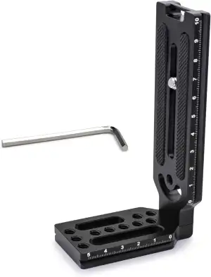 Schalterplatte für Kameras, mit 1/4-Zoll-20- und 3/8-Zoll-16-Gewinde, anwendbar 