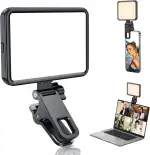 Wiederaufladbares weiches Selfie-Licht für Telefon, Kamera, Laptop, 3000 mAh tragbares LED-Licht ...