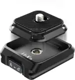 ULANZI Uka Quick Release Plate and Base Kit, UKA01 Kamera-Schnellwechselplatte mit 1/4', 3/8' Sch...