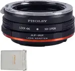 PHOLSY Manueller Objektivadapter: Kompatibel mit Sony A (Minolta AF) Objektiv und Canon RF (EOS R-Type) Kameragehäuse