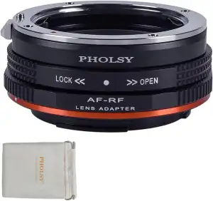 PHOLSY Manueller Objektivadapter: Kompatibel mit Sony A (Minolta AF) Objektiv un