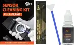 UES FFR24 Sensor Reinigungsset für Vollformat DSLR und Spiegellose Kameras - 14x 24mm Mikrofaser Swabs einzeln verpackt, 15ml Flüssig-Reiniger, für CMOS/CCD Sensoren, kompatibel mit Sony, Canon, Nikon