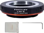 PHOLSY Manueller Objektivadapter: Kompatibel mit Leica L39 M39 LTM Objektiv und Sony E (NEX) Kameragehäuse