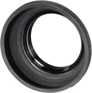 Hama Gegenlichtblende 62 mm (Gummi, faltbar, Universal Streulichtblende für Stan