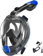 Schnorchelmaske Erwachsene inkl. Tragetasche - CO2 Sichere Snorkeling Mask - Tauchermaske - Tauch...