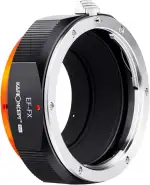 K&F CONCEPT M12115 EOS-FX Hochpräziser Adapterring Objektivadapter EOS EF/EFS Objektivadapter auf FujiFX Mount X-Pro1 X Kamera X-Serie, spiegellose Kameras