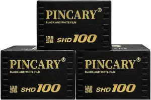 Kleinbildfilm 35mm Schwarz Weiß ISO 100, Analog Kamera Film für Fotografie Anfän