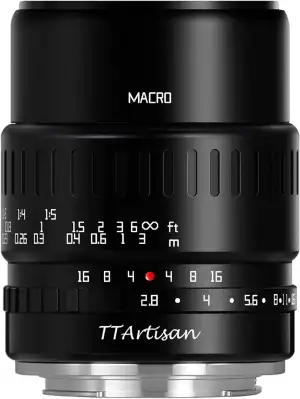 TTArtisan 40mm F2.8 APS-C Macro Lens for Insects Jewelry Portrait Still-Life Com