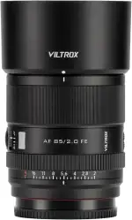 VILTROX 85mm F2.0 FE,AF 85mm f2.0 E Mount EVO Objektiv für Sony E,Auto Fcous Vollformat Objektiv für Sony a7Ⅲ a7RⅢ a7RⅣ FX3 A7RⅤ A93 a6500 ZV-E10 FX30 A6700
