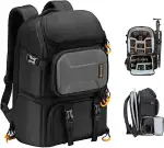 TARION Wasserdicht Kamerarucksack Spiegelreflex: DSLR SLR Groß Kameratasche mit 15,6 Zoll Laptopfach Regenhülle für Spiegelreflexkameras Digital Objektive Stative