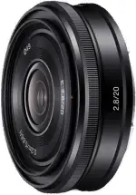 Sony SEL-20F28 Weitwinkel-Objektiv (Festbrennweite, 20 mm, F2.8, APS-C, geeignet für A6700, A6600, A6400, A6100, ZVE10, E-Mount) schwarz