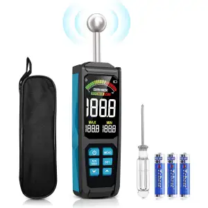 Feuchtigkeitsmessgerät, DURFICST 3-Zoll-HD-Farb-Großbild-Feuchtemessgerät mit St