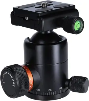 Rollei Stativ Kugelkopf für C6i Stativ, professioneller 360 Grad Stativkopf mit 