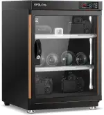 Kamera Trockenschrank Digitaler Luftentfeuchter 70L Elektronische Trockenbox und energiesparenden LED-Lichtern für die Aufbewahrung von Kameraobjektiven und elektronischen Geräten(EU Version)