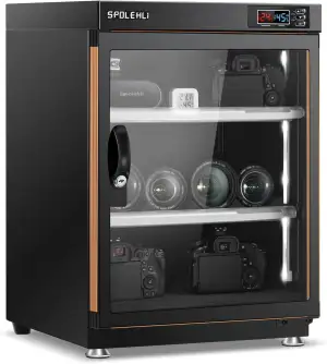 Kamera Trockenschrank Digitaler Luftentfeuchter 70L Elektronische Trockenbox und