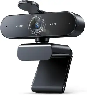 EMEET Webcam NOVA 4K, 4K Webcam mit 2 Mikrofon mit Rauschunterdrückung, Ultra HD