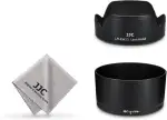 JJC Gegenlichtblende-Set für Canon RF-S 55-210 mm F5-7.1 IS STM Objektiv & Canon EF-M 15-45 mm f/...